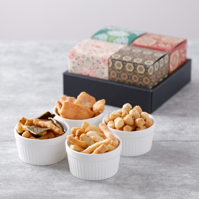 大和し美しオリーブなあられ 4箱詰合せ ／ 奈良祥樂 あっさり塩 えび風味 昆布入り こつぶ丸 国産米使用 お菓子 和菓子 米菓 贈答用 ギフト お取り寄せ 奈良県 田原本町