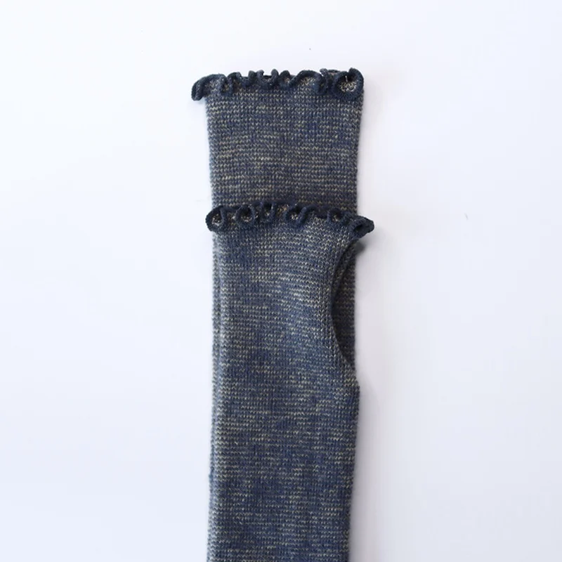 アームウォーマー ニュアンスカラー ネイビー ／ まちづくり観光振興機構 アームカバー レディース メンズ 冷え防止 国産 奈良県 田原本町