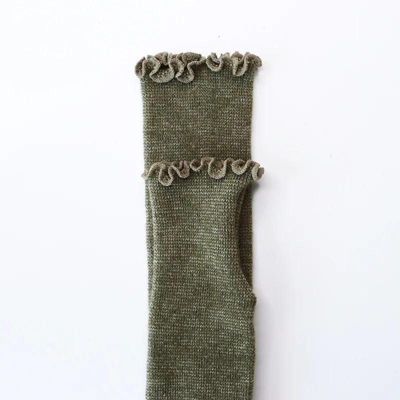 アームウォーマー ニュアンスカラー カーキ ／ まちづくり観光振興機構 アームカバー レディース メンズ 冷え防止 国産 奈良県 田原本町