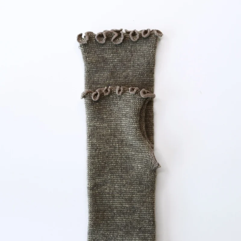 アームウォーマー ニュアンスカラー ブラウン ／ まちづくり観光振興機構 アームカバー レディース メンズ 冷え防止 国産 奈良県 田原本町