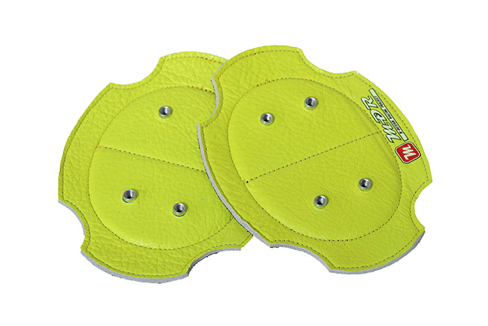 M-DR バンクセンサー (スライダーベースセット 黄) ／ M-DESIGN 膝当て バイク用品 左右セット 奈良県 田原本町