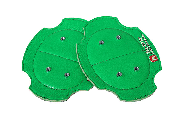 M-DR バンクセンサー (スライダーベースセット 緑) ／ M-DESIGN 膝当て バイク用品 左右セット 奈良県 田原本町