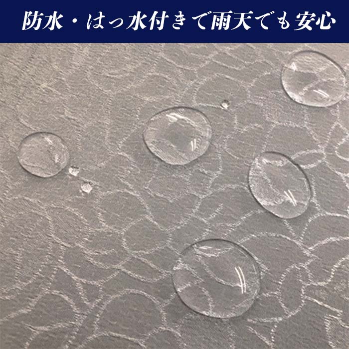 ローズ柄 シルバー ポシェット TJ-50 縦型 日本製 ミニショルダーバッグ レディース ／ まちづくり観光振興機構 傘生地 ちりめんジャガード 旅行 ウォーキング 防水 奈良県 田原本町