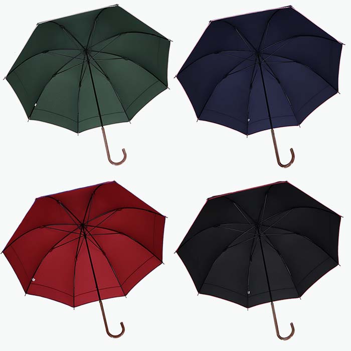 ドーム型 傘 レディース 雨傘 長傘 細身 深張り 水玉 手開き 162103 ネイビー ／ まちづくり観光振興機構 折りたたみ カジュアル かわいい 奈良県 田原本町