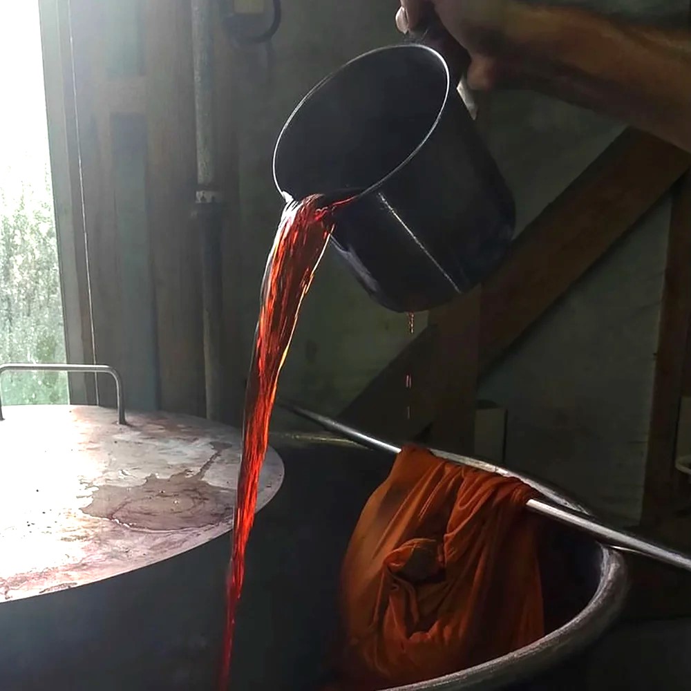 シルク泥染めはらまき 草木染め panfree ミロバラン（ベージュ） ／ まちづくり観光振興機構 腹巻き はらまき レディース シルク メンズ ネックウォーマー 冷え防止 奈良県 田原本町