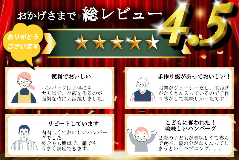（冷凍） 国産牛肉100％ 食べ応え満点 手作り・手ごね ハンバーグ 750g ／ 歩商事 自家製タレ 贈答用 ギフト 奈良県 田原本町
