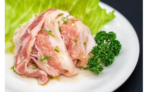 （冷凍） 国産 豚バラ 特製 塩だれ 豚スライス 170g×5個 ／ 歩商事 おかず おつまみ やみつき 豚肉 焼肉 奈良県 田原本町