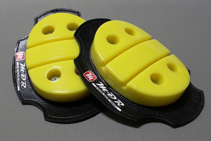 M-DR バンクセンサー (スライダー オレンジ) ／ M-DESIGN 膝当て バイク用品 奈良県 田原本町