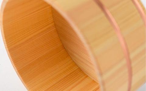 ひのきの風呂桶銅タガ