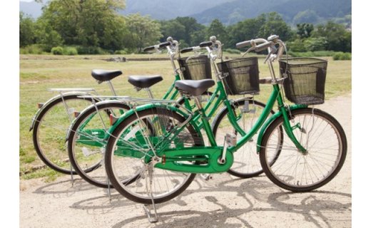 レンタサイクル利用券（普通自転車・３名様まで）