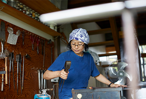 宙吹き硝子器・あすか三彩・ミニグラス２個セット