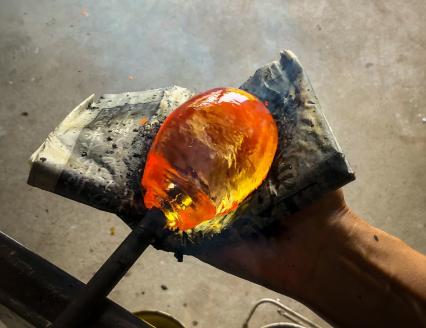 あすか三彩　ロックグラス