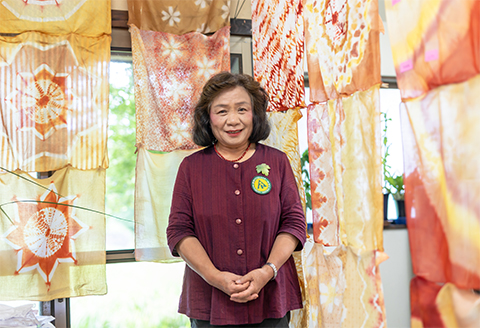 草木染体験ペア利用券（ストール）