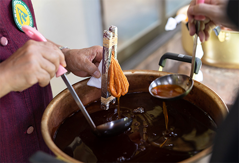 草木染体験ペア利用券（はんかち）