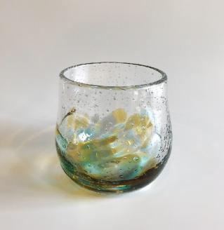 あすか三彩　ロックグラス