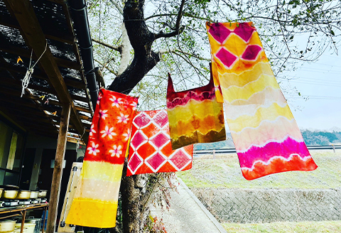 草木染体験ペア利用券（ストール）