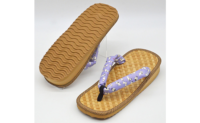 信貴×雪丸 ゆきまる雪駄 屋内屋外兼用 BrB 8寸6分（25.0～26.5対応）