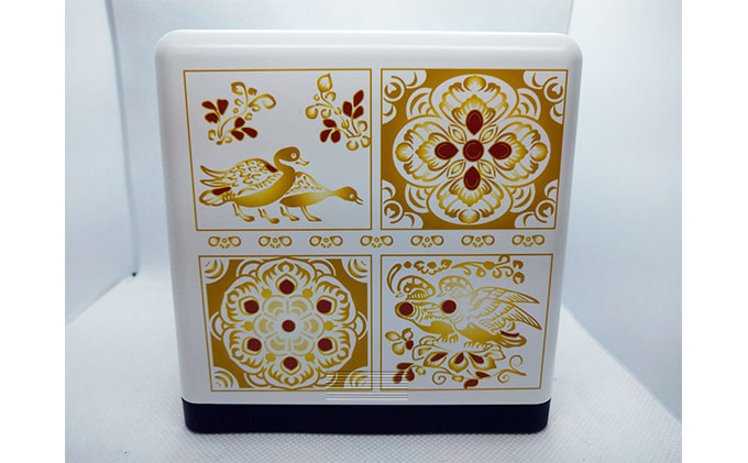 アルコール除菌ディスペンサー、リキッドジェット（天平模様デザイン）W-2