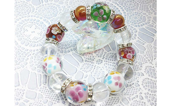 天然石パワーストーンプレスレット（5）