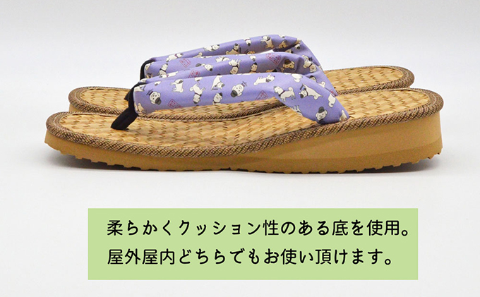 信貴×雪丸 ゆきまる雪駄 屋内屋外兼用 BrB 8寸6分（25.0～26.5対応）