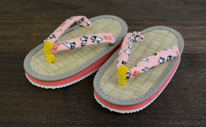 雪丸草履 子ども用 ピンク ファッション 靴 シューズ  6寸5