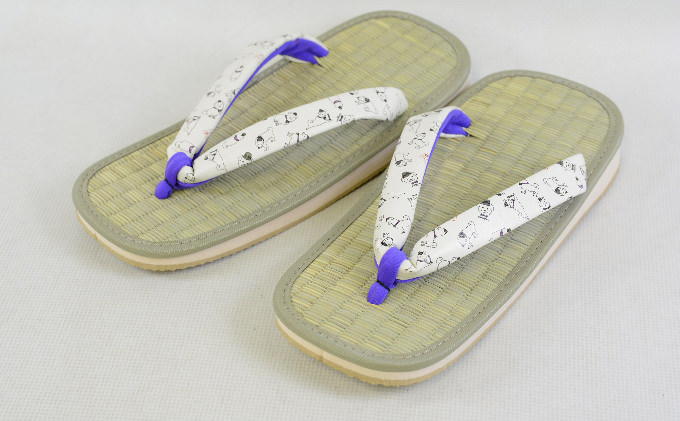 雪丸雪駄（紳士用　白　８寸８分　２６．０～２７．０ｃｍ）　規