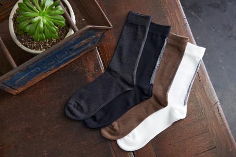 HARUSAKU バックヘリンボーンソックス 5足セット （27cm～29cm）