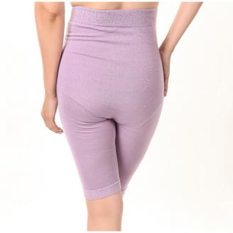 お腹ぽかぽかシルクとウールの腹巻きパンツ・ラベンダー