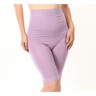 お腹ぽかぽかシルクとウールの腹巻きパンツ・ラベンダー2枚セット