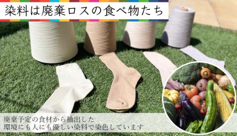 靴下屋さんのSDGs 土に還る捨てない靴下 ZERO SOCKS（キッズM 16～18cm）