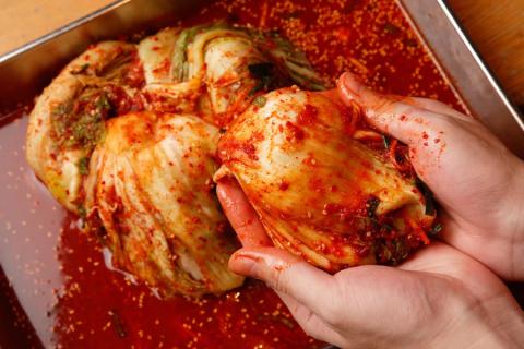 食神苑 大人気 手作り 美味しい 白菜 キムチ　1kg（500ｇ×2）