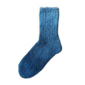 022ai amu 天然藍染ソックス(S)