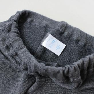 BLUMON（ブルムン）ゆったりスウェットレギンス（シルク/オーガニックコットン）裾広  ／ 部屋着 インナー 靴下 温かい 温活 ルームウェア