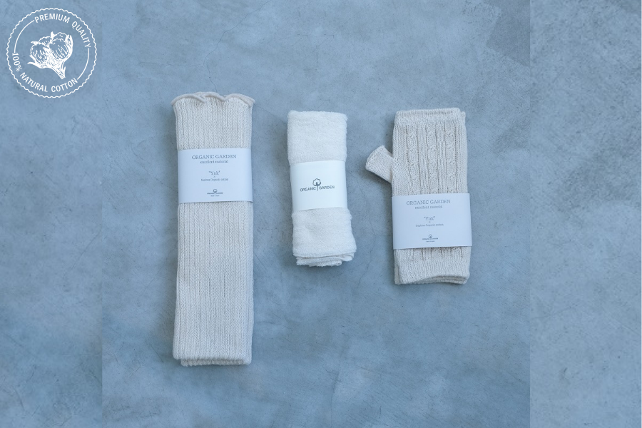 プレミアムヤクセット / こだわりの高級ヤクを使用した肌触りの良いウォーマーとパイルはらまきの３点セット 靴下 ソックス