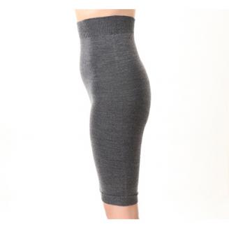 お腹ぽかぽかシルクとウールの腹巻きパンツ・グレー２枚セット