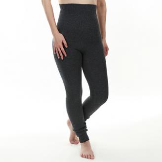 足首まですっぽり温かいシルクとコットンの腹巻パンツ(10分丈)・2色セット