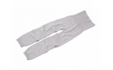 膝まで温かシルクとコットンのはらまきパンツ(7分丈)・ライトグレー