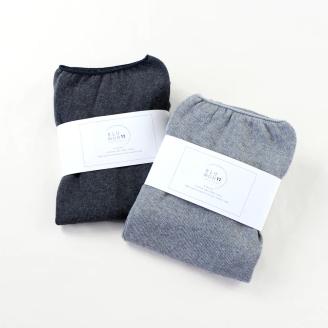 BLUMON（ブルムン）ゆったりスウェットレギンス（シルク/オーガニックコットン）裾広  ／ 部屋着 インナー 靴下 温かい 温活 ルームウェア