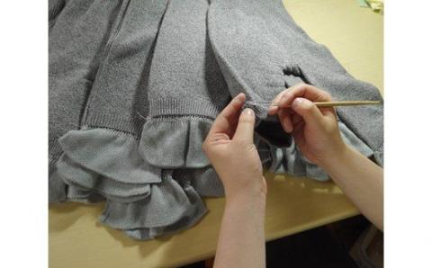 蒸れずに温かシルクとコットンのはらまきパンツ・インディゴ2枚セット ／ レディース ファッション インナー 保温 はらまき 奈良県