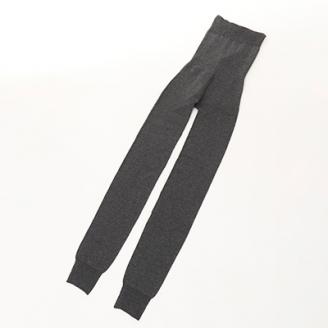 足首まですっぽり温かいシルクとコットンの腹巻パンツ(10分丈)・2色セット