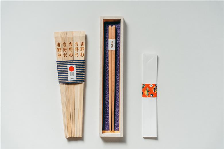 吉野杉樹齢百拾年手づくり箸 24cm1膳&吉野杉焼印入り24cm10膳 セット お祝い 奈良県 吉野杉 ブランド 高級