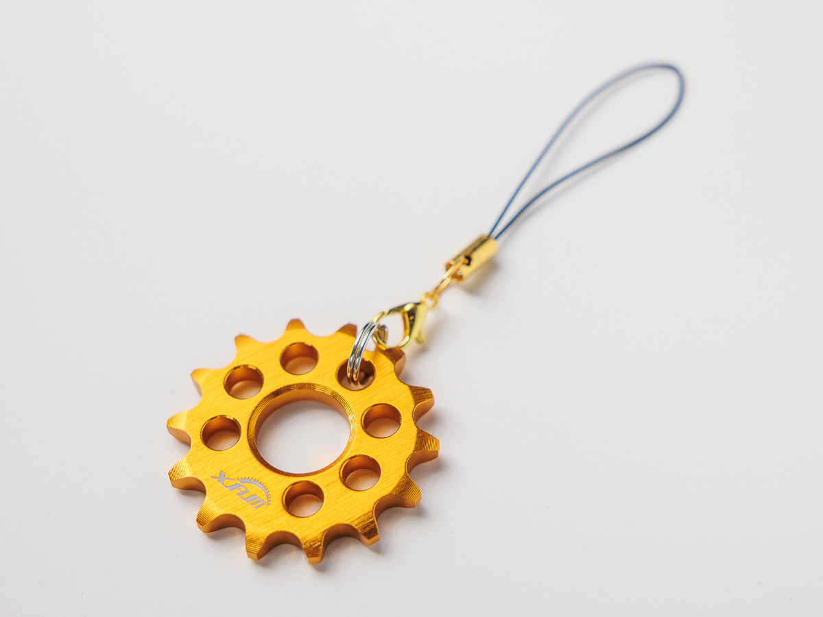 XAMミニチュアスプロケットキーホルダー『ブラック』 ブラック