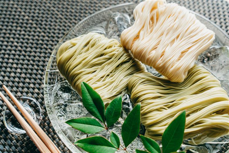 下北春まな素麺10束箱入り 奈良県 大和の伝統野菜 下北春まな 素麺 そうめん 三輪素麺