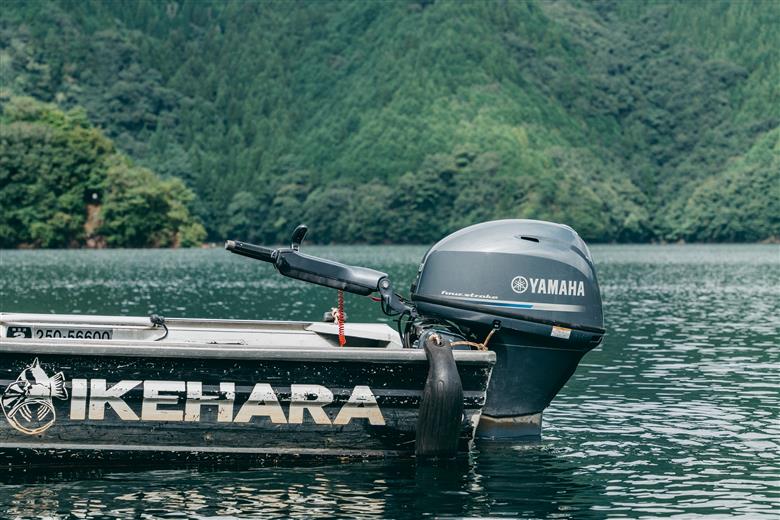 池原ダム  レンタルボート【ウィザード396B  30馬力】クラブ池原 バス釣り 1日乗船券