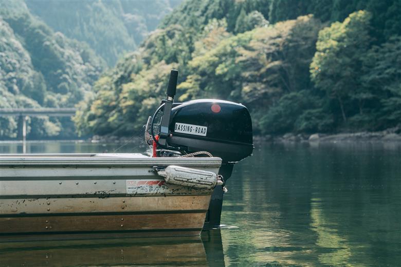 七色ダム  レンタルボート【12ft 15馬力】バッシングロード バス釣り 1日乗船券