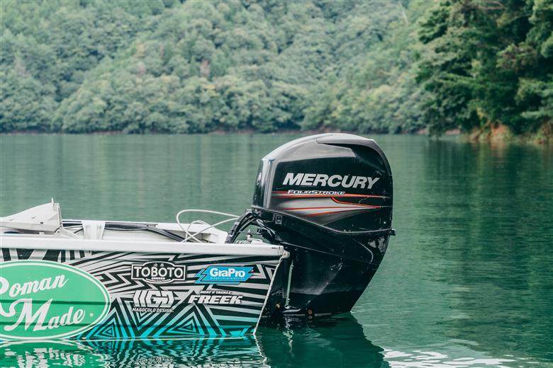 池原ダム  レンタルボート【ステーサー425 50馬力】トボト スロープ バス釣り 1日乗船券