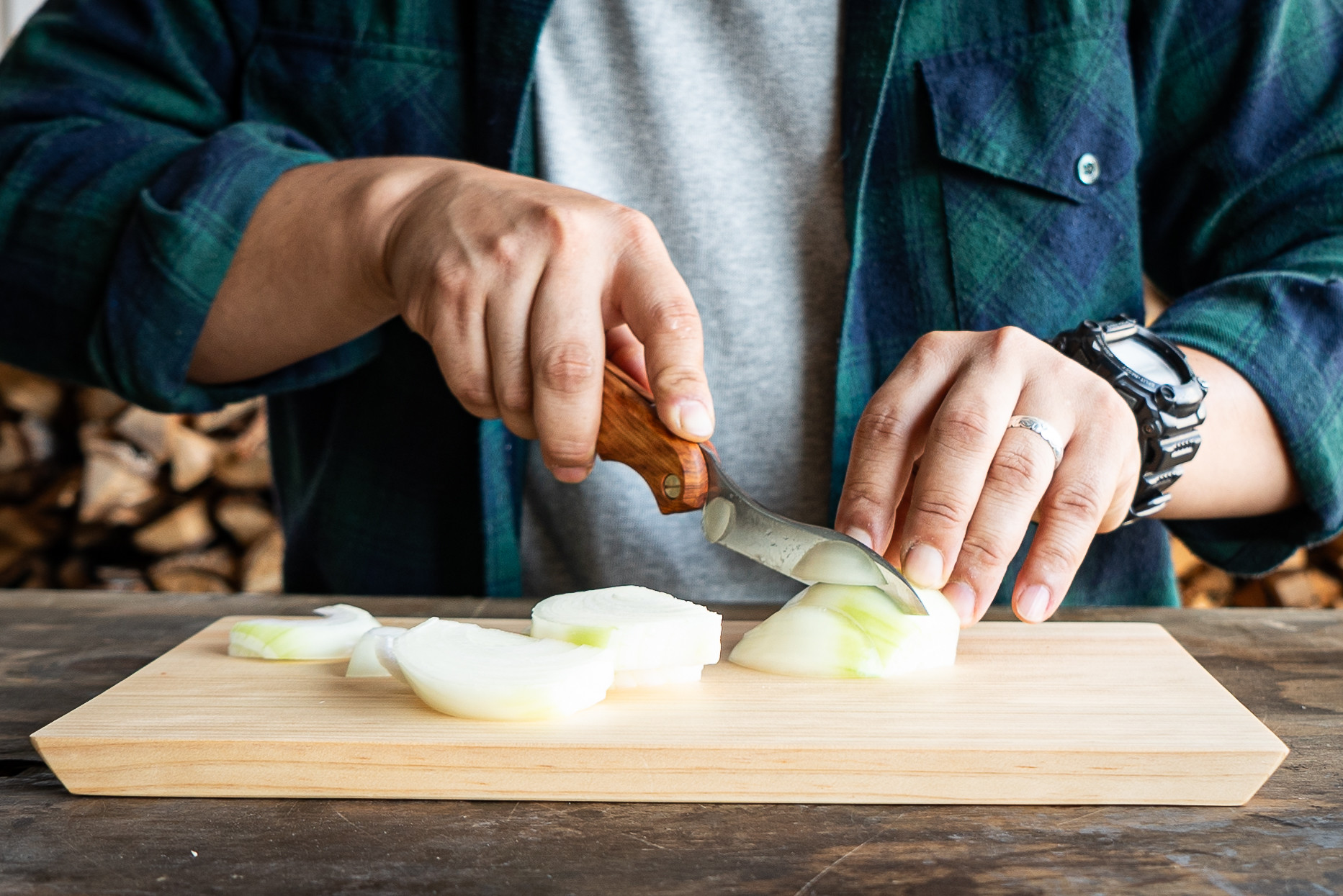 ひのき 一枚板カッティングボード　FEDECAとSKYWOODのコラボ返礼品 32cm 奥吉野桧 国産