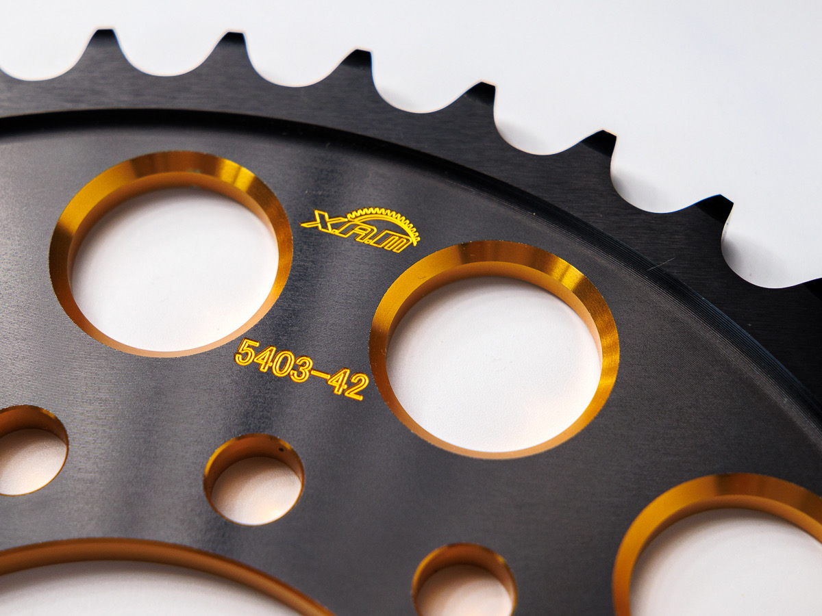 Z900RS用　Wアルマイト　リアスプロケット/フロントスプロケット　純正丁数セット