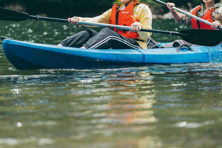 七色ダム レンタルカヤック 2人乗り 1日乗船券 バッシングロード 観光 バス釣り 体験チケット