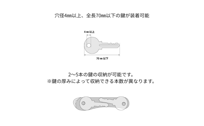 【FEDECA×SKYWOOD】　キーオーガナイザー　杉杢　コラボ商品